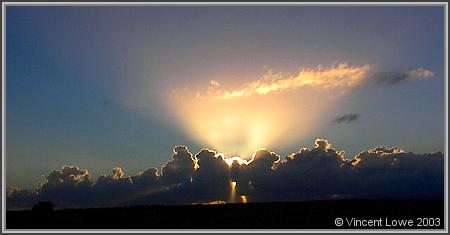 Sunset over the Lakes
