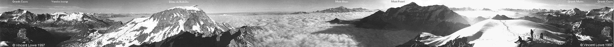 A 360°  Panorama from the summit of Pt. de Picheres